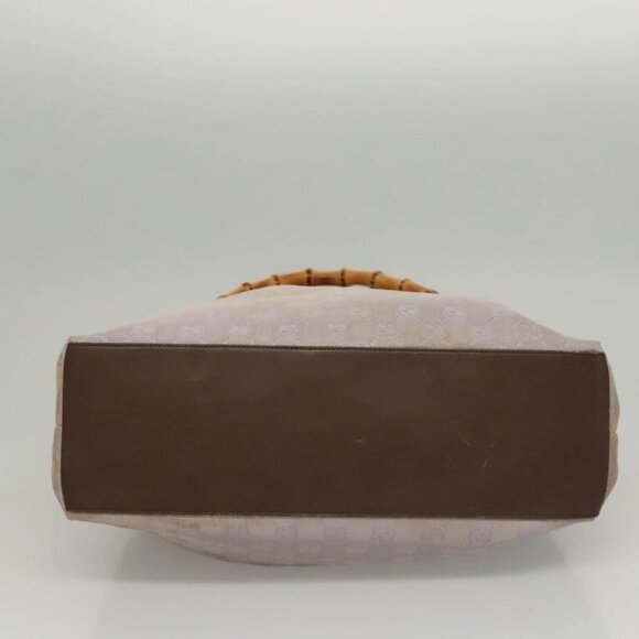 GUCCI GG Canvas Hand Bag Purple Gold 92708 - Picture 6 of 15